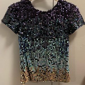 French Connection Sparkle Top